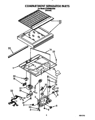 Compartment separator