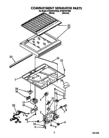 Compartment separator
