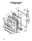 Refrigerator door