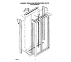 KitchenAid KSSS48DYW00 cabinet trims and breaker trim diagram