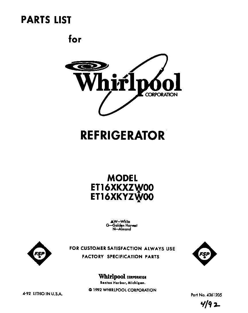 Front cover