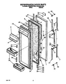 Refrigerator door