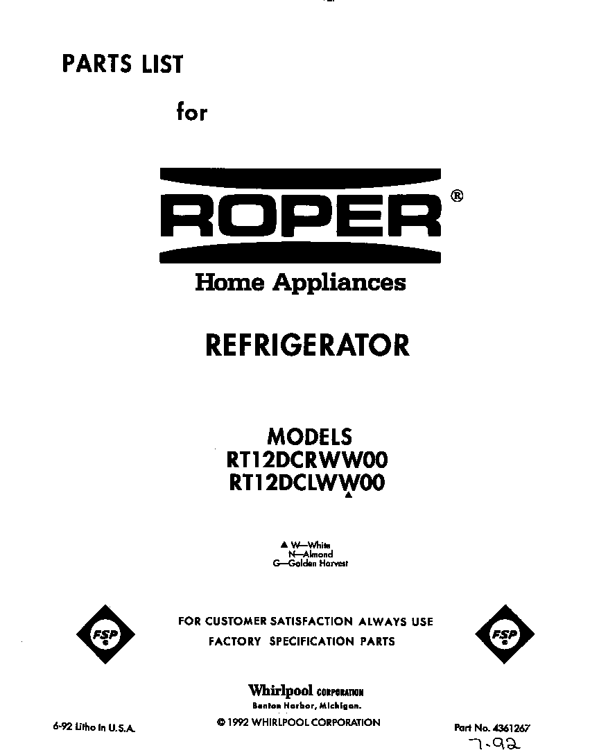 Front cover