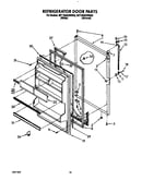 Refrigerator door
