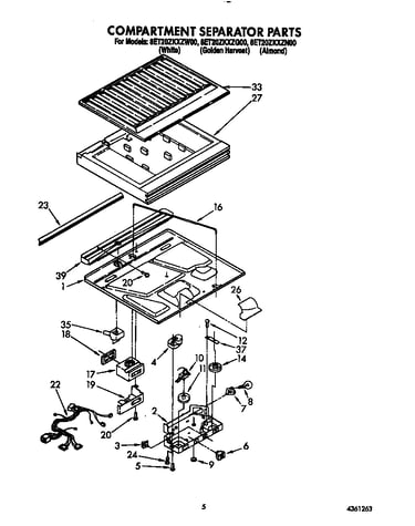 Compartment separator