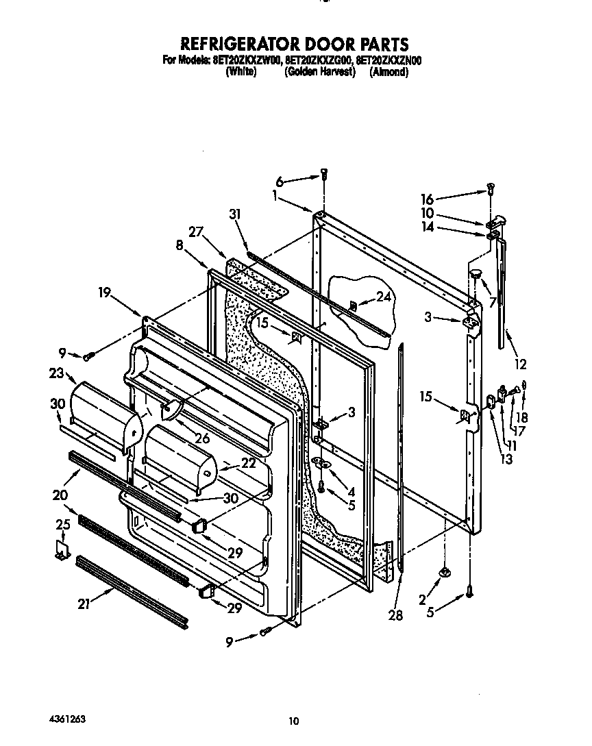 REFRIGERATOR DOOR
