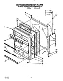 Refrigerator door