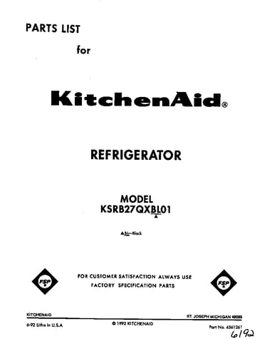 Front cover