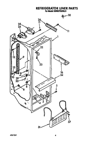 Refrigerator liner