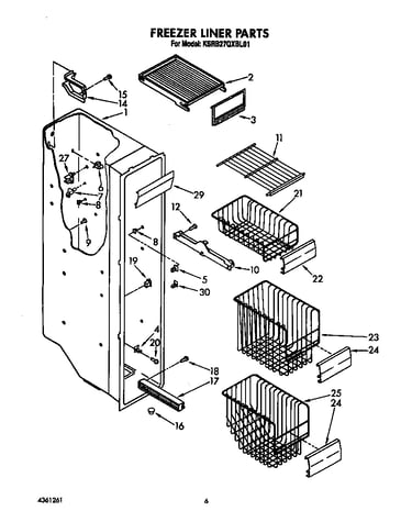Freezer liner