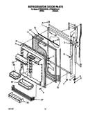 Refrigerator door
