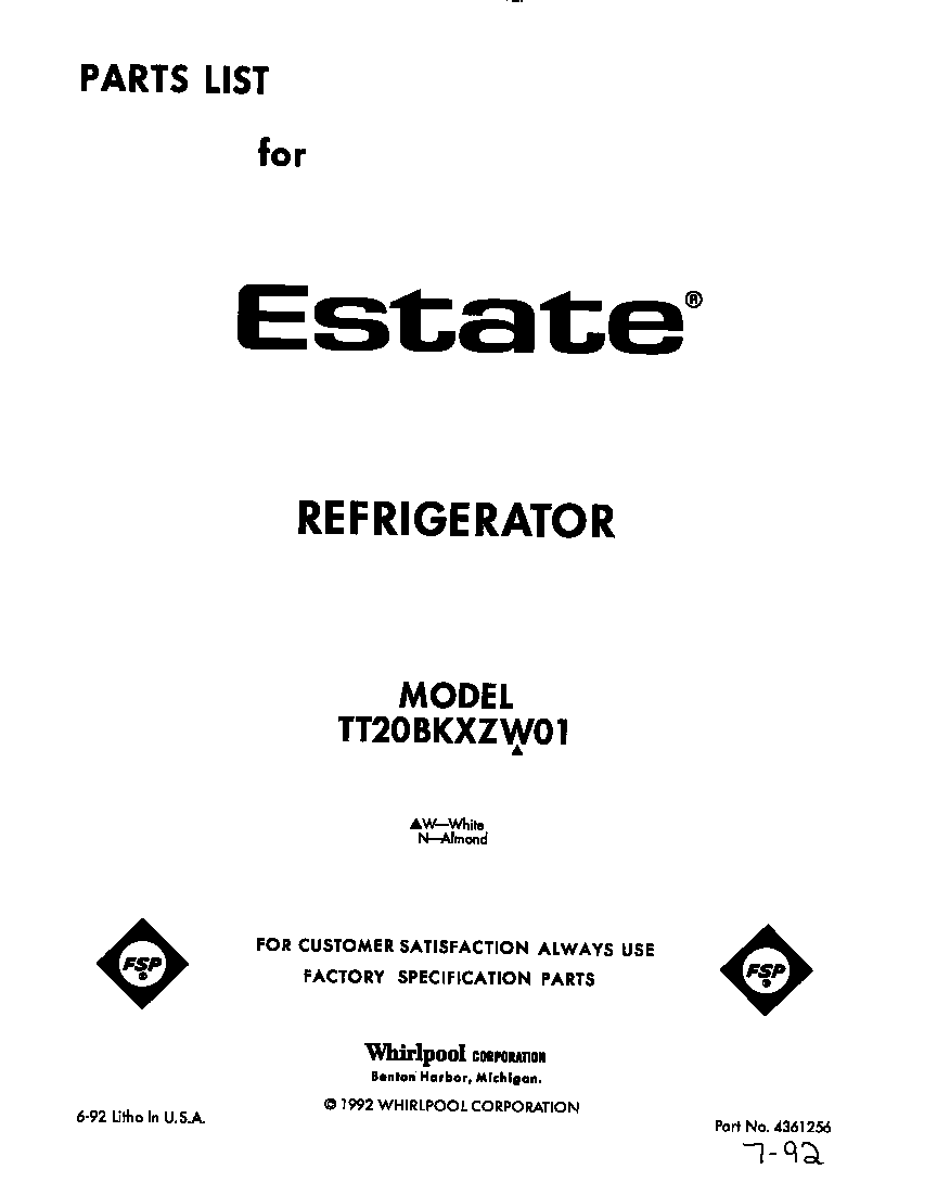 Front cover