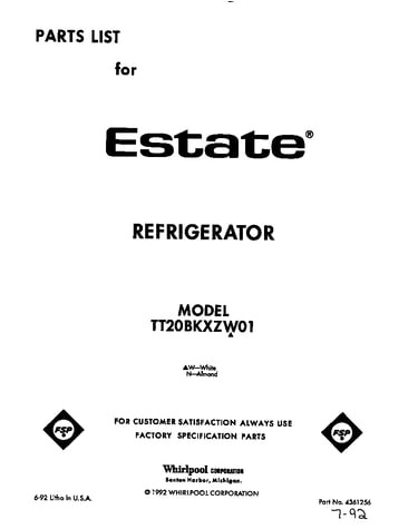Front cover