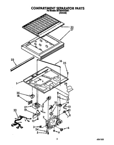 Compartment separator