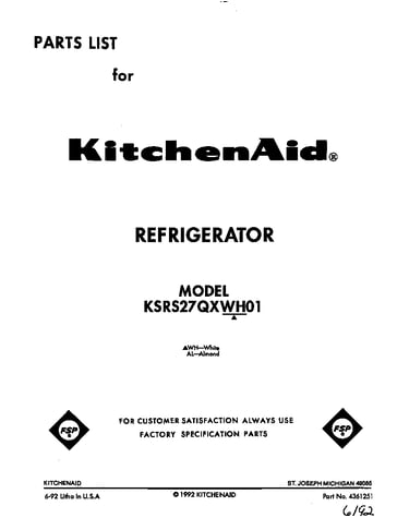 Front cover