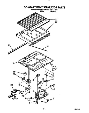 Compartment separator