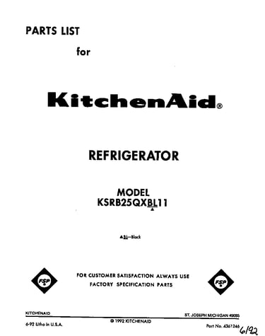 Front cover