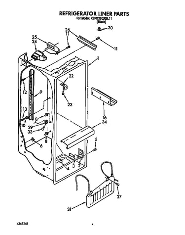 Refrigerator liner