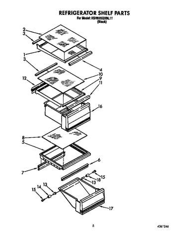 Refrigerator shelf