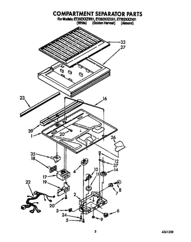 Compartment separator