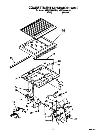 Compartment separator