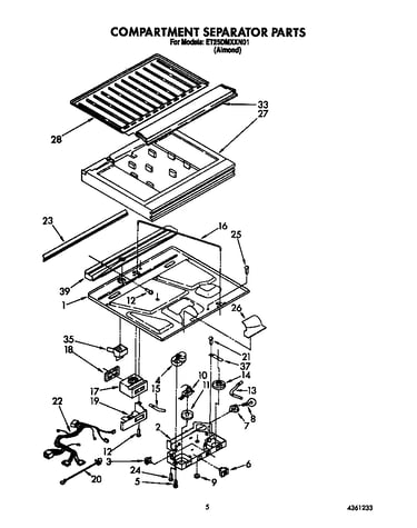 Compartment separator