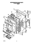 Refrigerator door