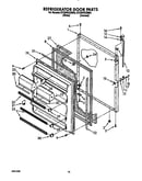 Refrigerator door