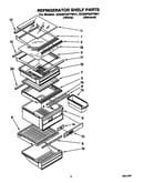 Refrigerator shelf