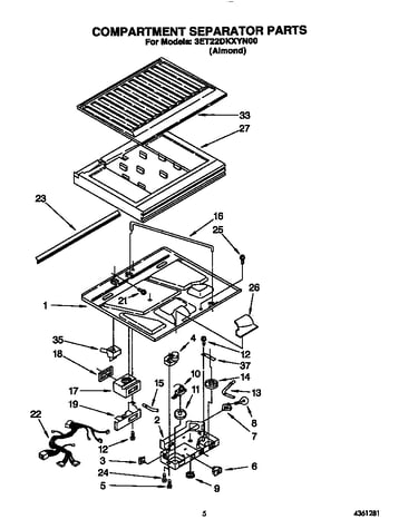 Compartment separator