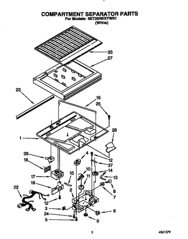 Compartment separator