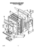 Refrigerator door