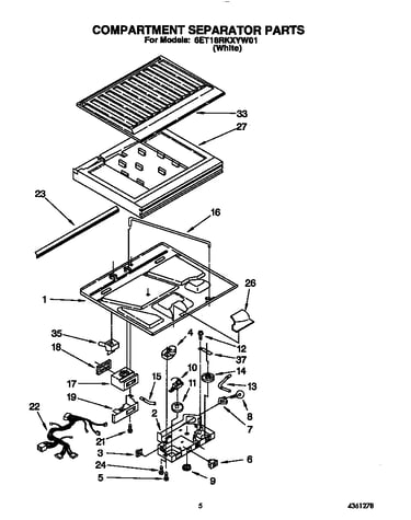 Compartment separator
