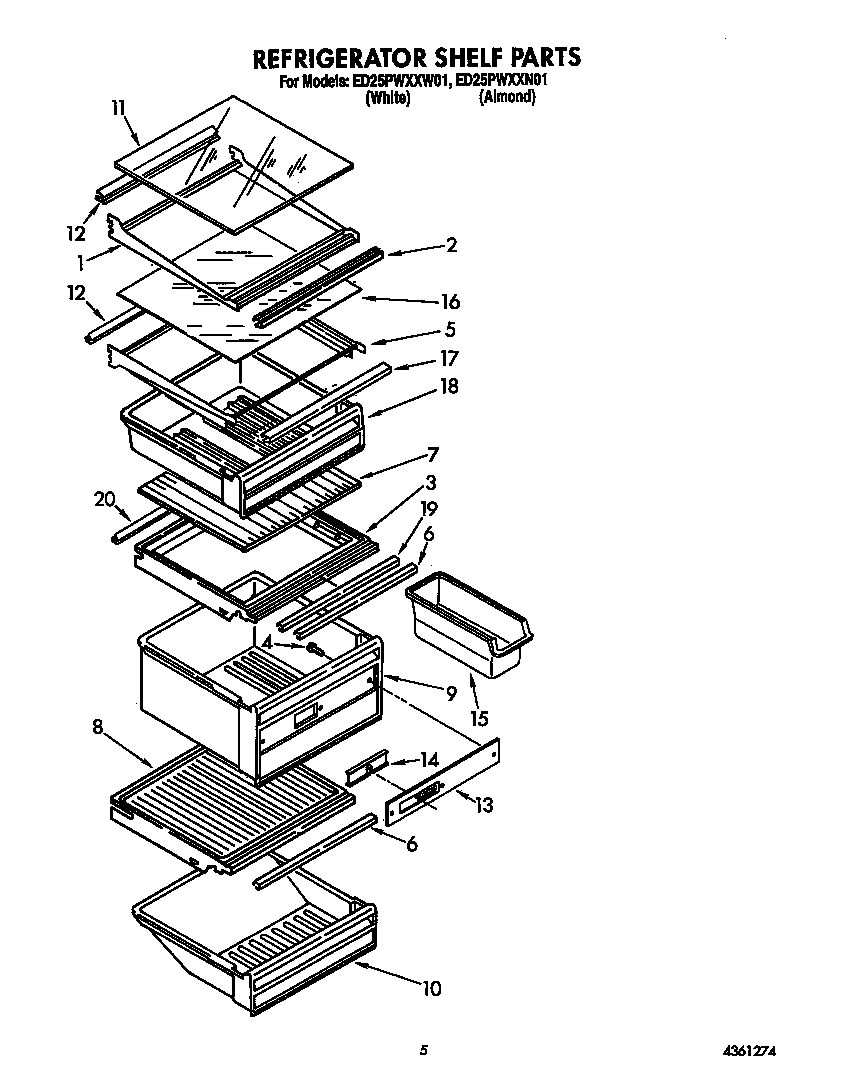 Refrigerator shelf