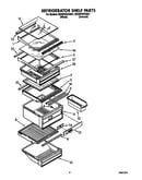 Refrigerator shelf