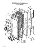 Refrigerator door