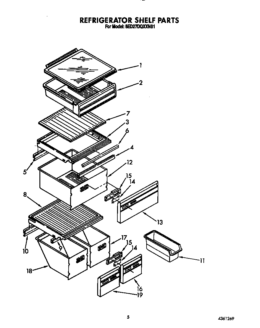 Refrigerator shelf