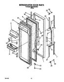 Refrigerator door