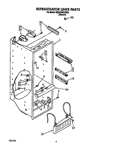 Refrigerator liner