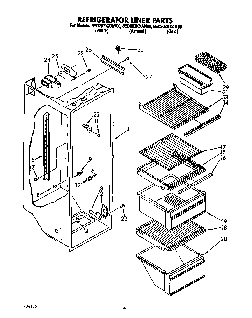 Refrigerator liner