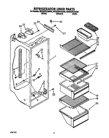 Refrigerator liner