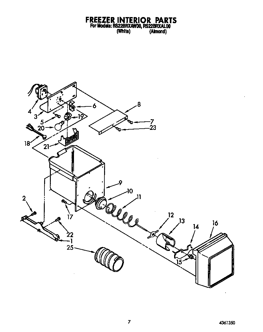 FREEZER INTERIOR