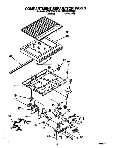 Compartment separator