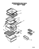 Refrigerator shelf