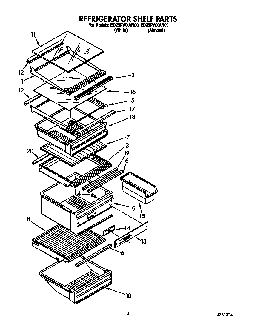 Refrigerator shelf