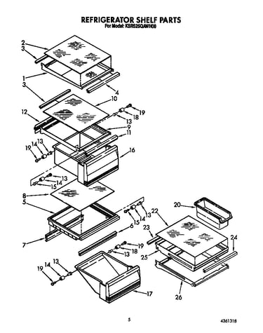 Refrigerator shelf