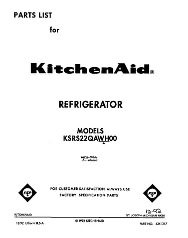 Front cover