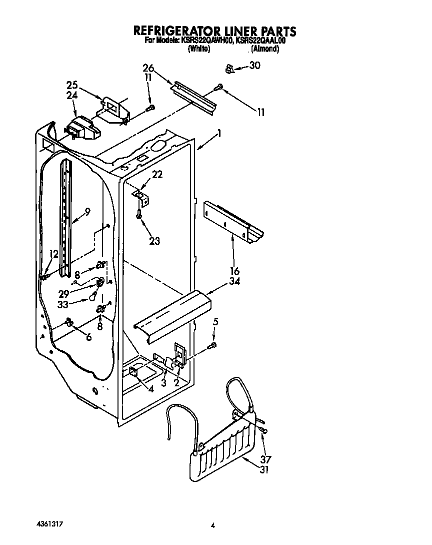 REFRIGERATOR LINER