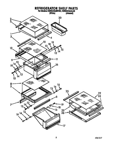 Refrigerator shelf