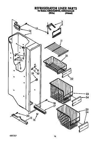 Refrigerator liner